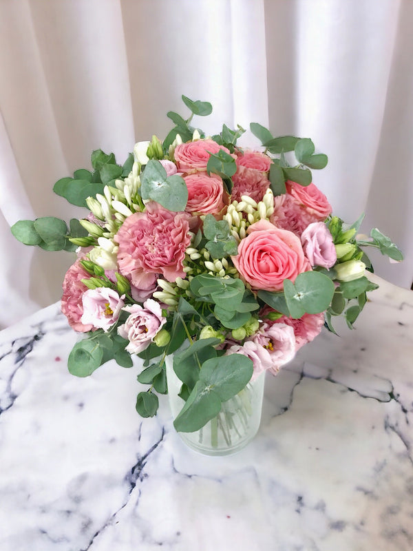 Envoi de fleurs pour anniversaire - Grand bouquet "Sofia" rose