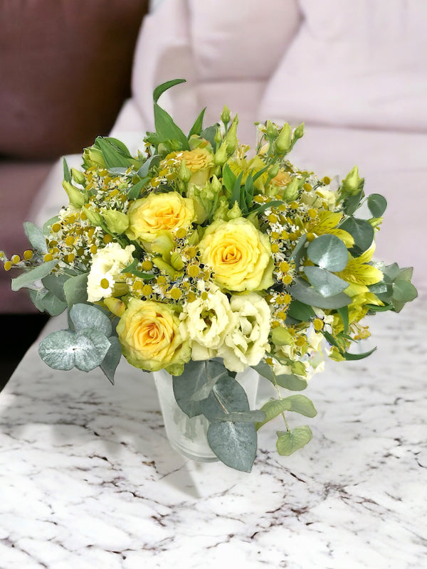 Envoi bouquet de fleurs jaunes - Grand bouquet "Soleil" jaune
