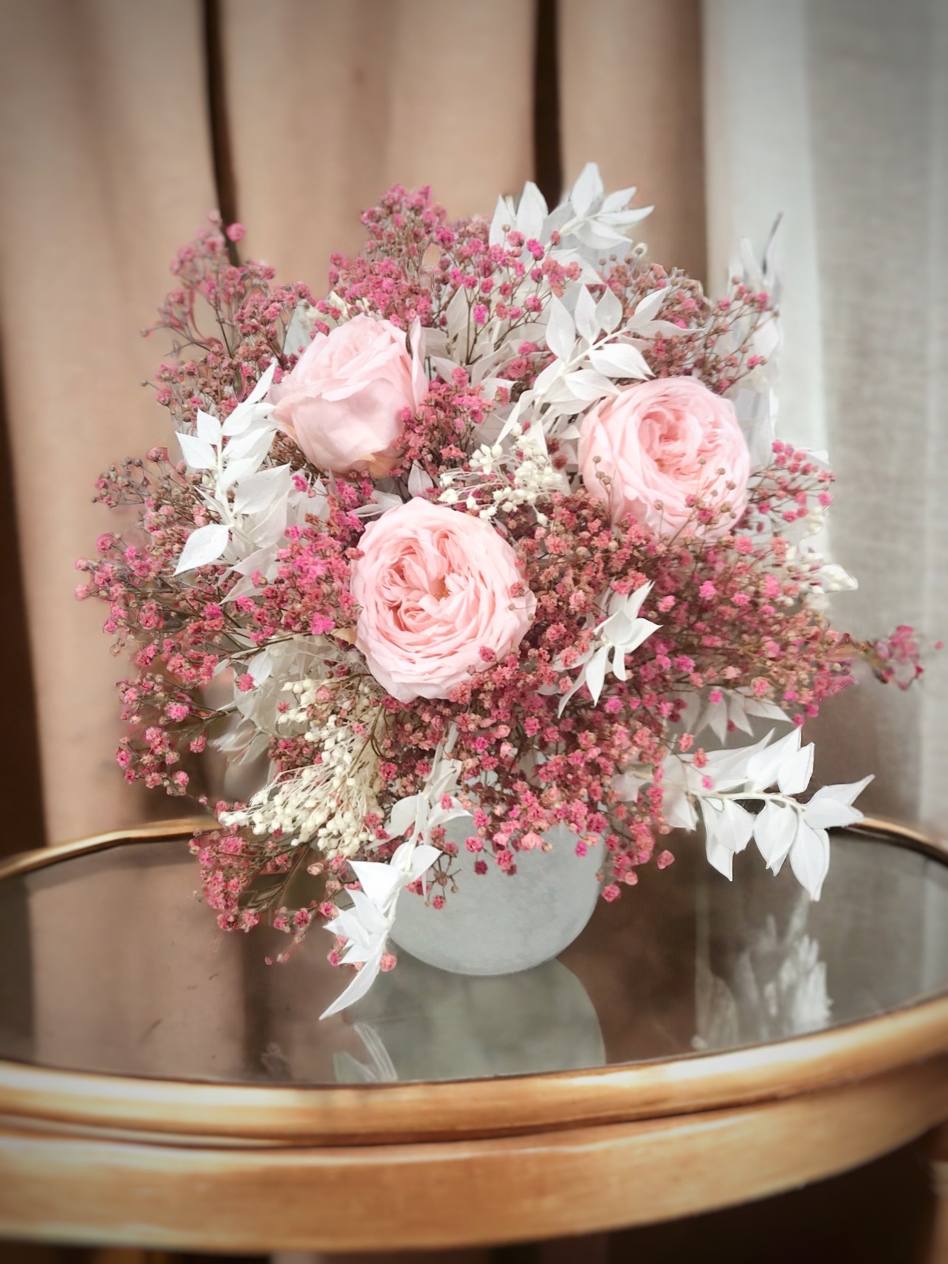 Gypsophile stabilisé rose - Si-nature