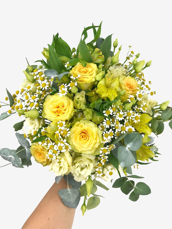 Envoi bouquet de fleurs jaunes - Grand bouquet "Soleil" jaune