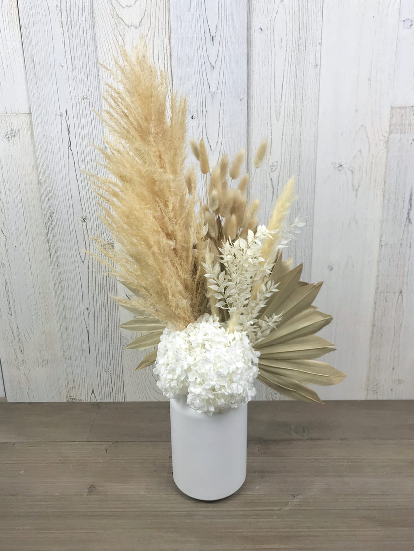Bouquet avec fleurs de pampas séchées - Bouquet