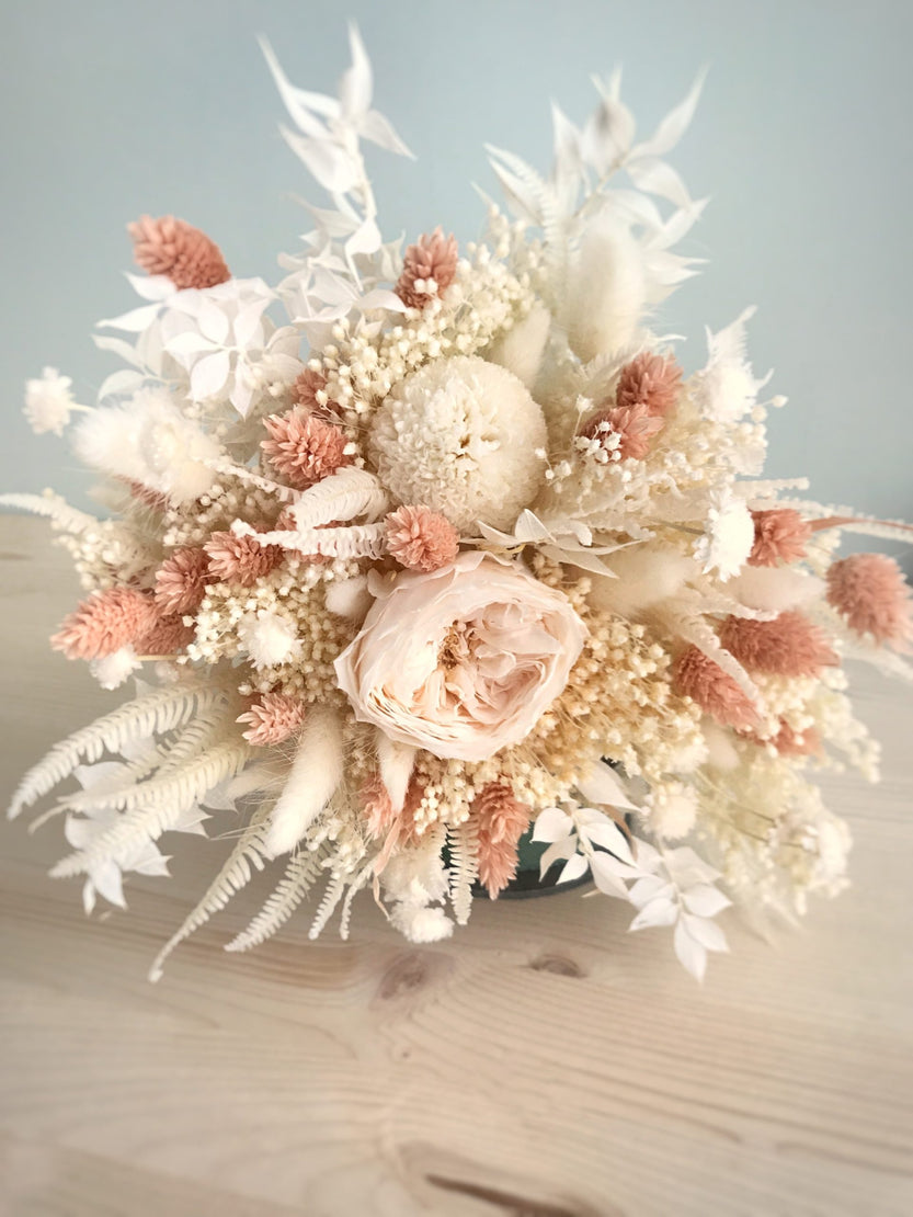 Bouquet de fleurs stabilisées