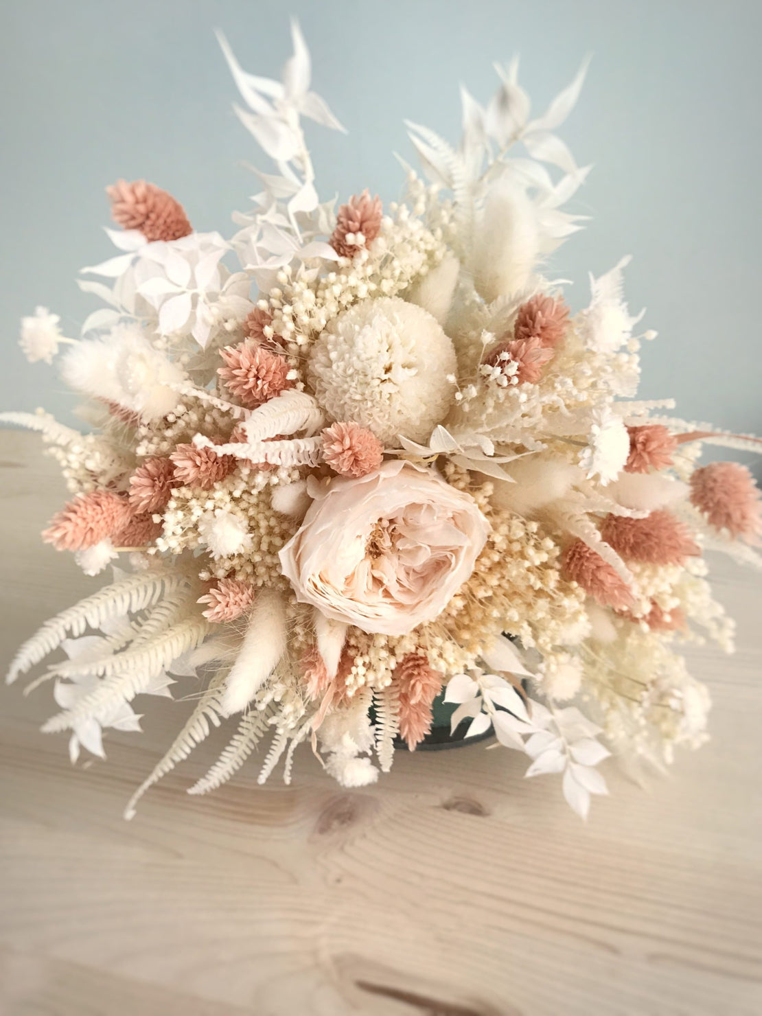 Bouquet de fleurs stabilisées