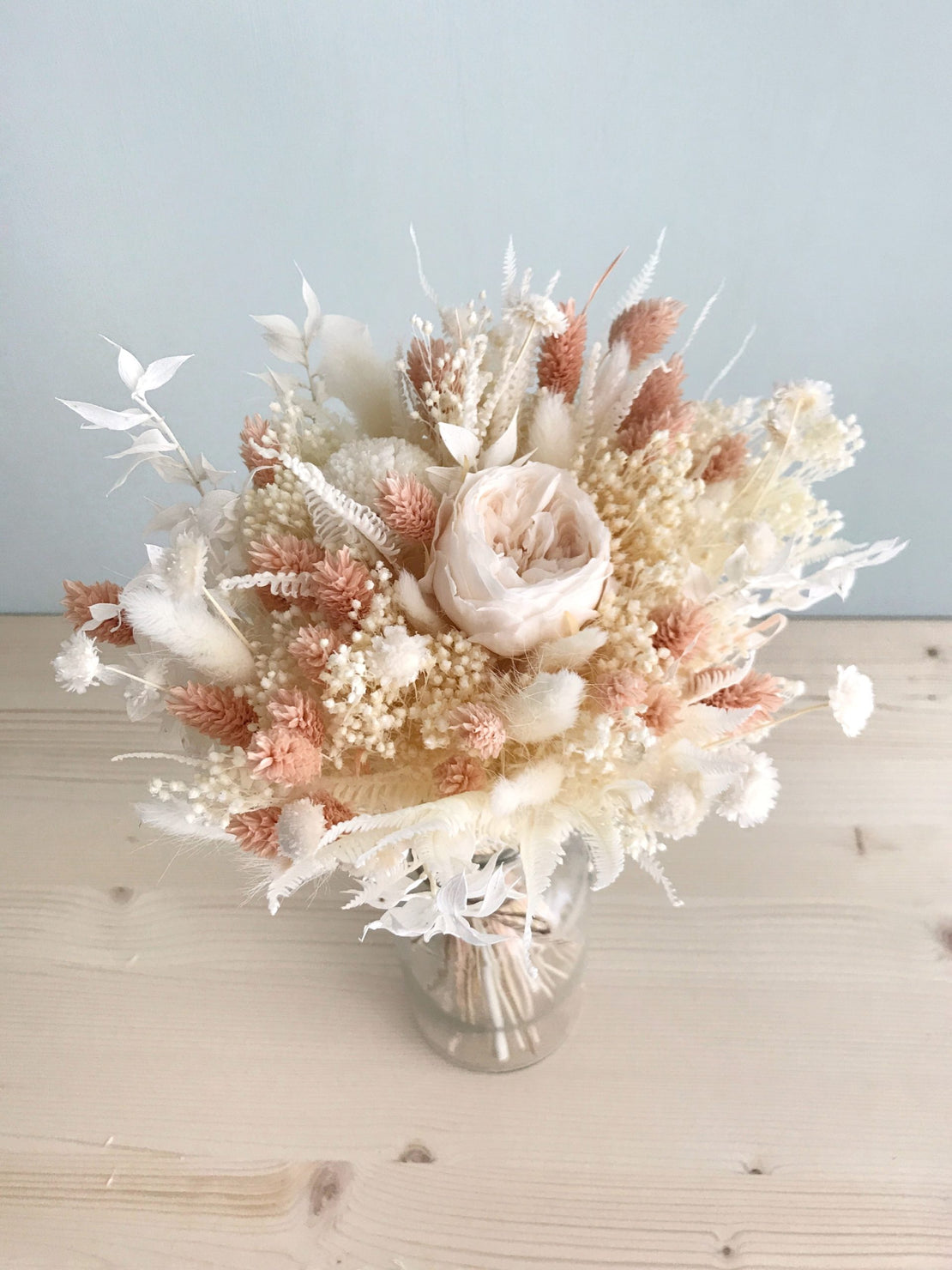 Bouquet de fleurs stabilisées