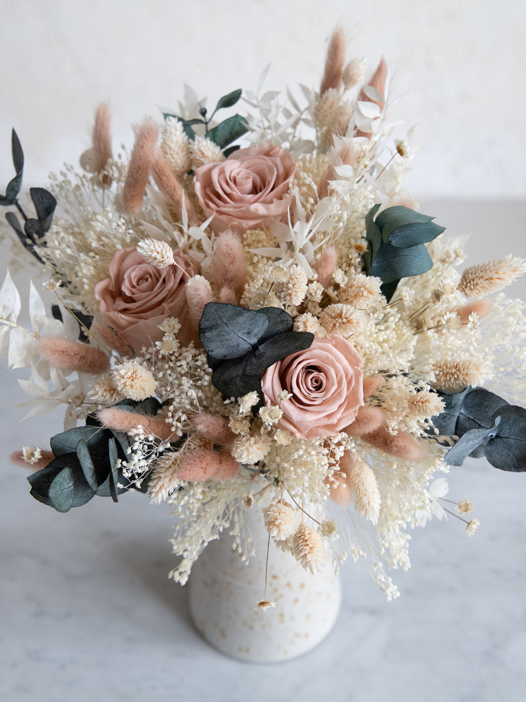 Bouquet avec roses éternelles - Bouquet