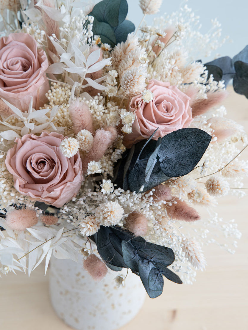 Bouquet avec roses éternelles - Bouquet