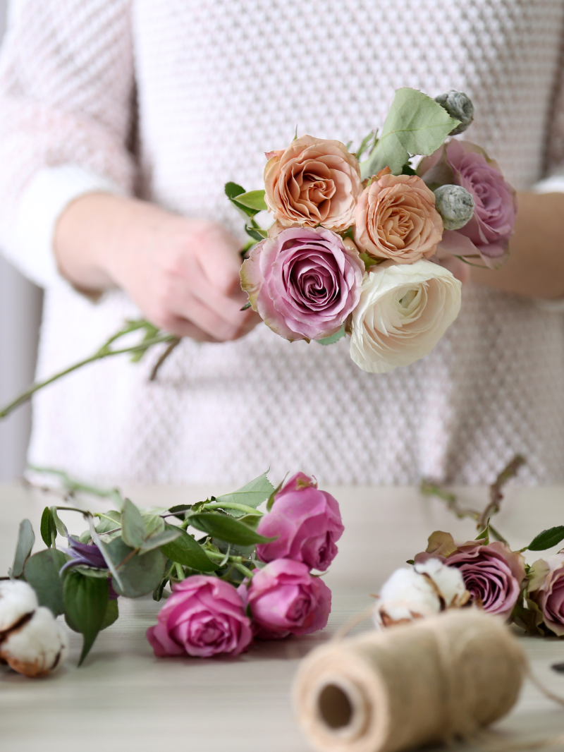 Atelier floral du 06/03/2024 - Le bouquet décoratif rond