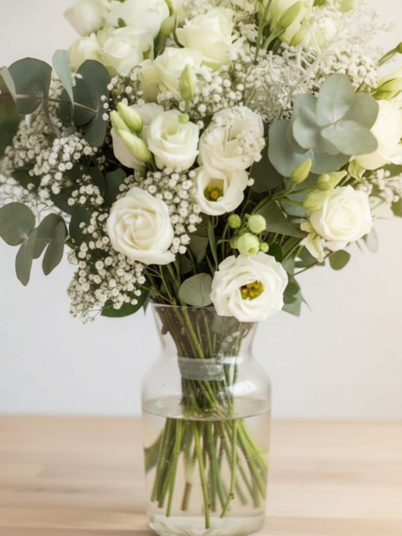 Birthday bouquet with white flowers - Bouquet 