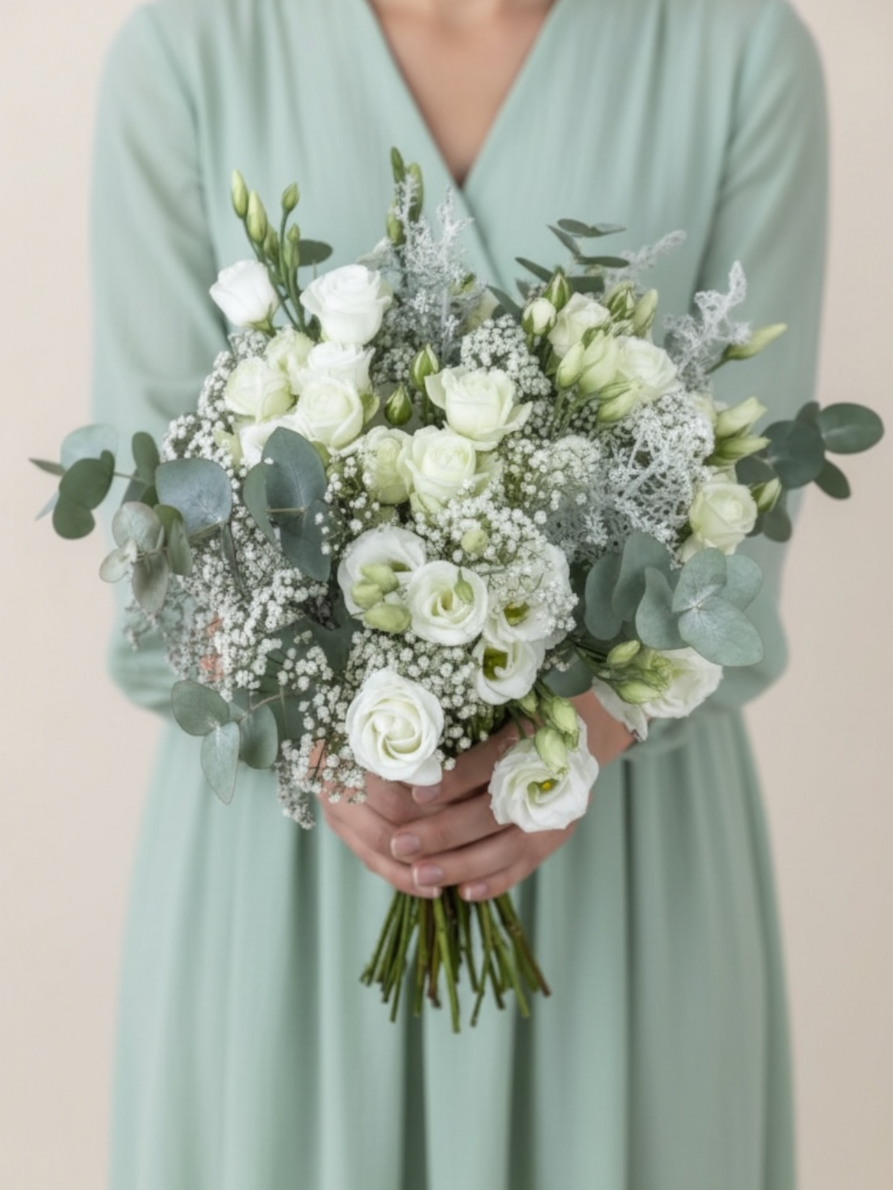 Birthday bouquet with white flowers - Bouquet 