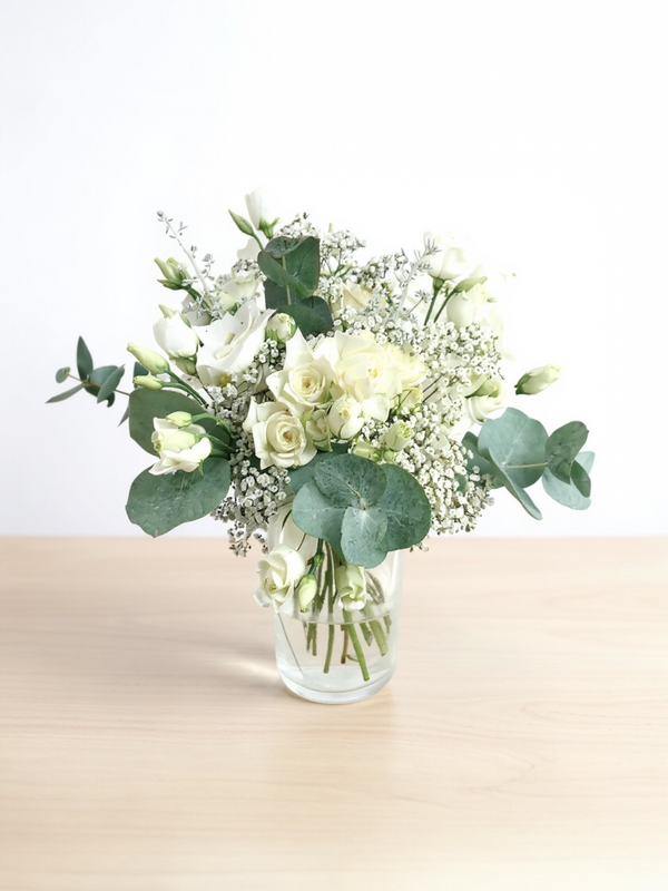 Bouquet de fleurs blanches - Bouquet Harmonie Fleurs de Neige