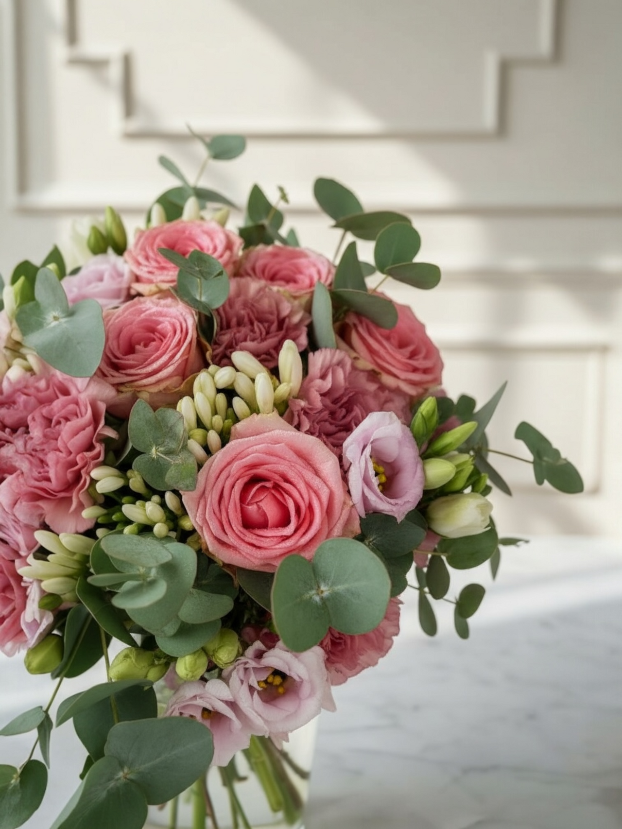 Sending flowers for birthday - Large pink 