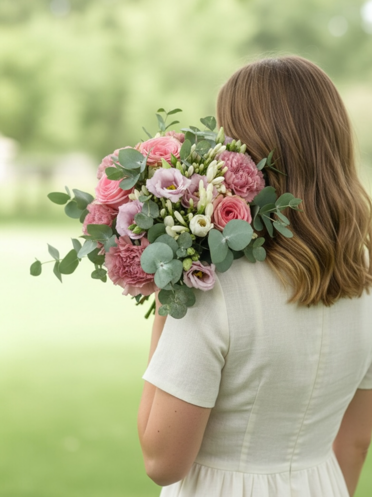 Sending flowers for birthday - Large pink 