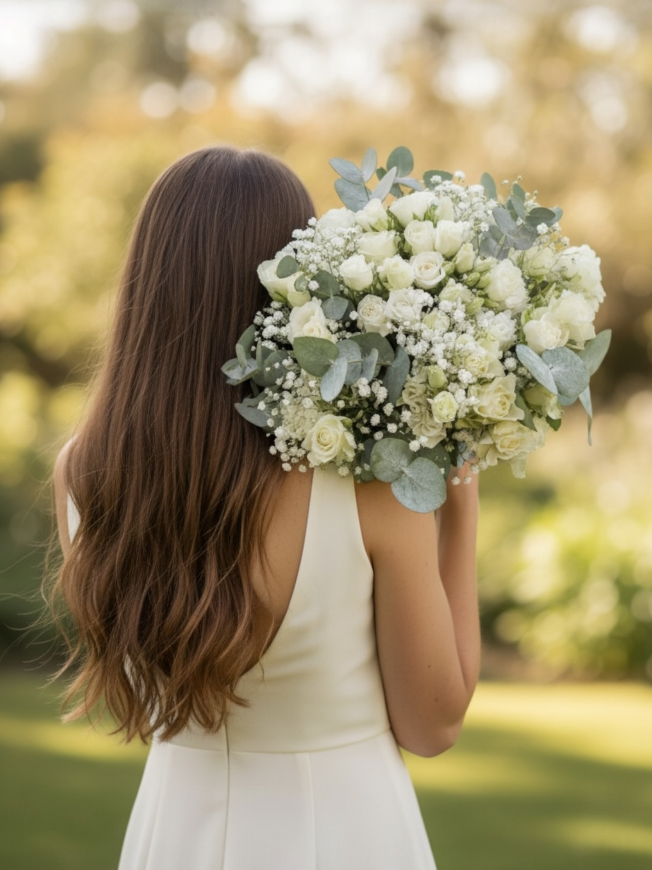 Bouquet of white flowers - Large bouquet 