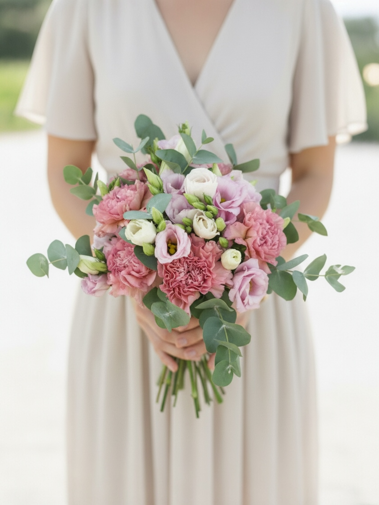 Bouquet of pink flowers - Bouquet 