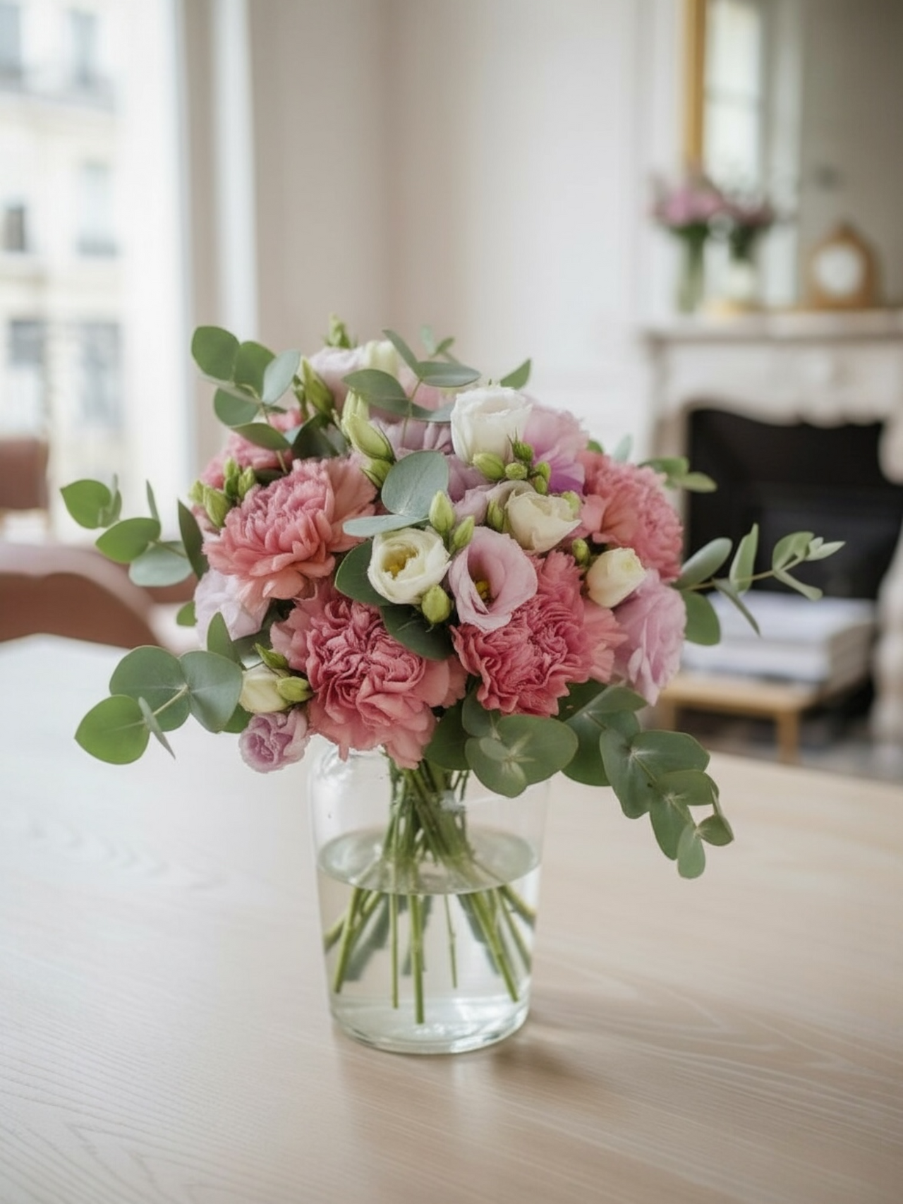 Bouquet of pink flowers - Bouquet 