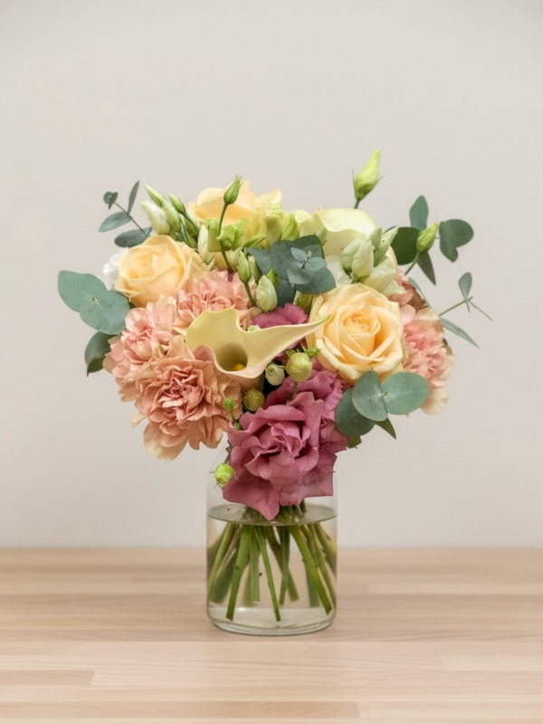 Bouquet de fleurs fraîches - Bouquet "Pesca"