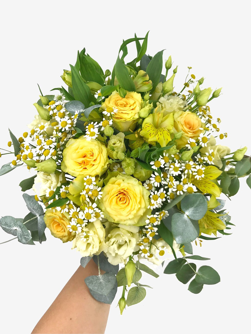 Sending a bouquet of yellow flowers - Large yellow 