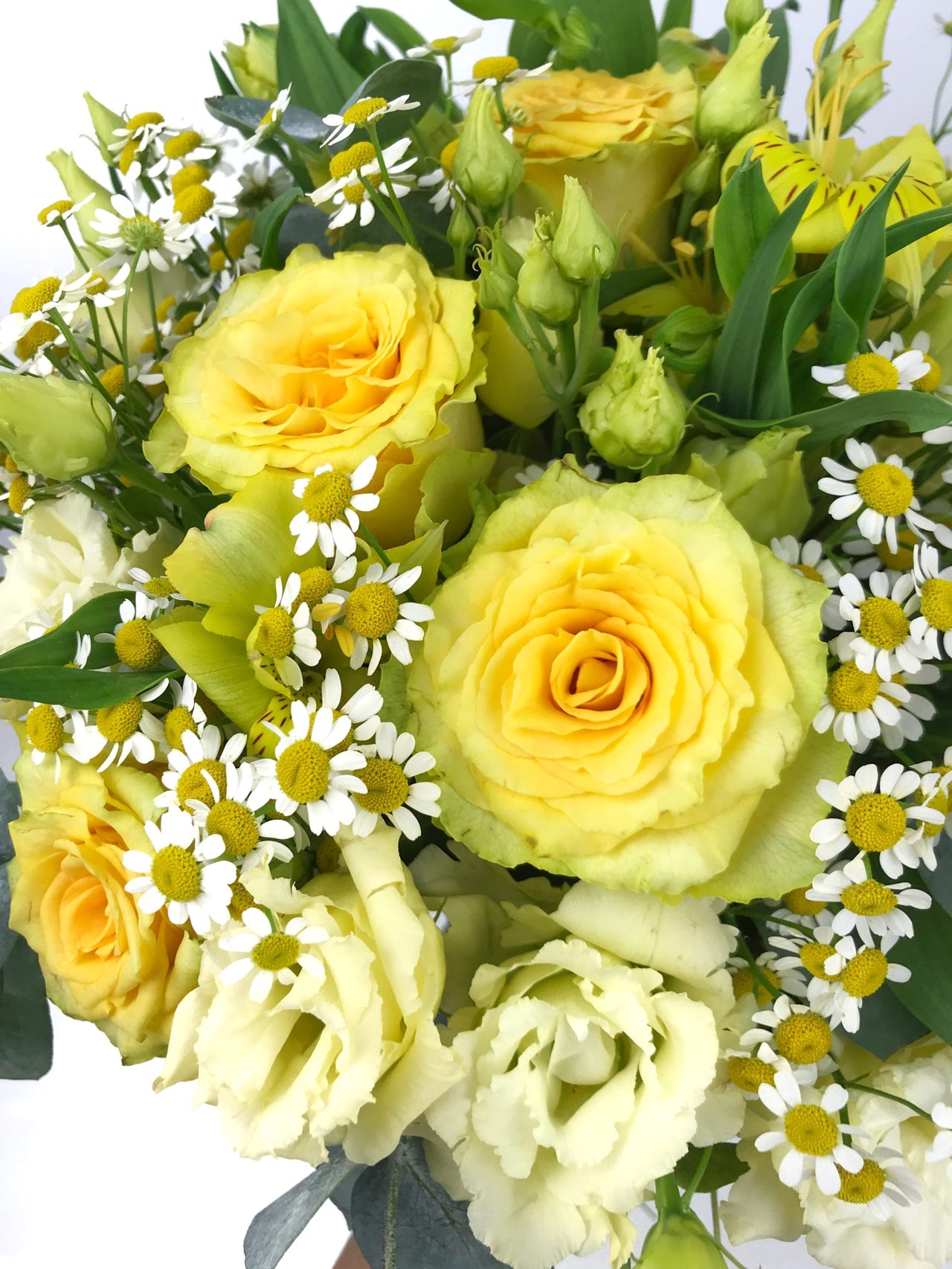 Sending a bouquet of yellow flowers - Large yellow 
