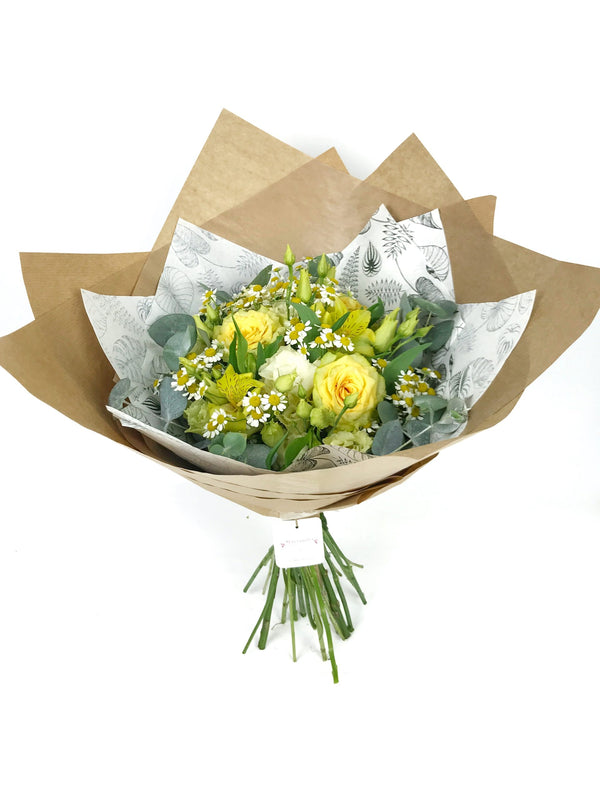 Bouquet à envoyer pour anniversaire - Bouquet Jaune "Soleil"