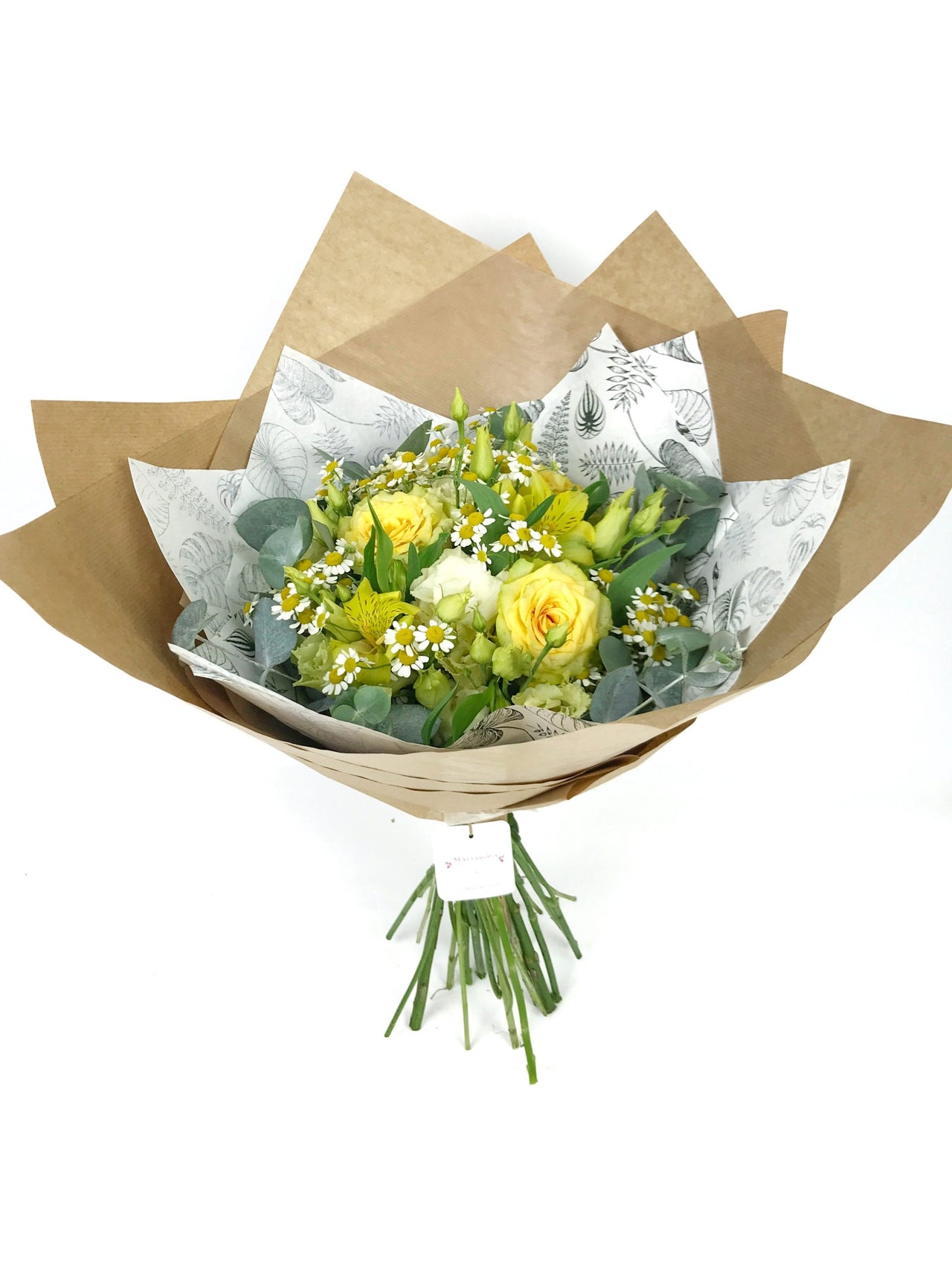 Bouquet à envoyer pour anniversaire - Bouquet Jaune 