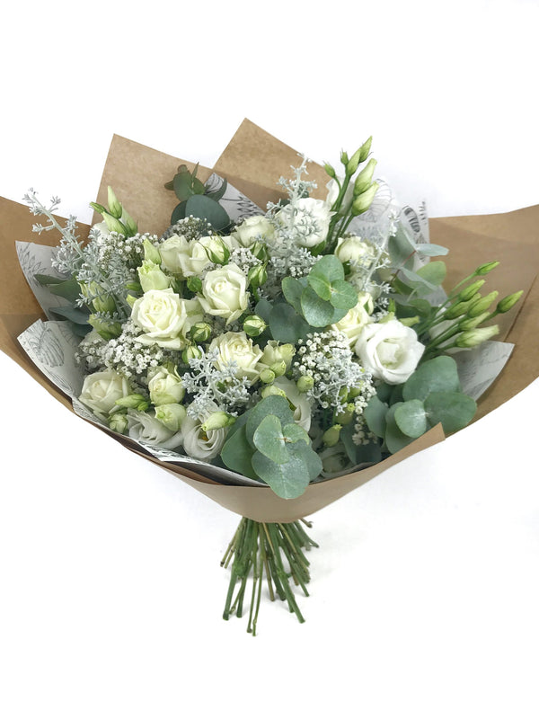 Bouquet de fleurs blanches - Grand bouquet "Fleurs de Neige"