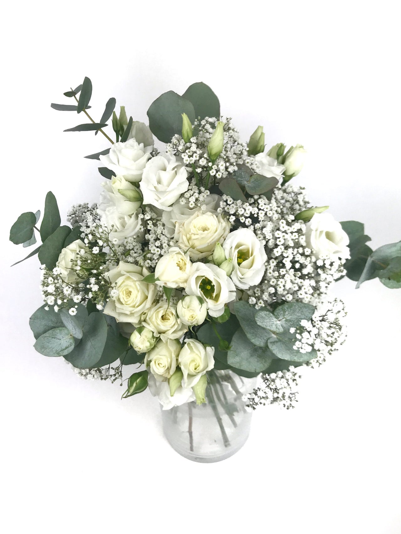 Bouquet de fleurs blanches - Bouquet Harmonie Fleurs de Neige