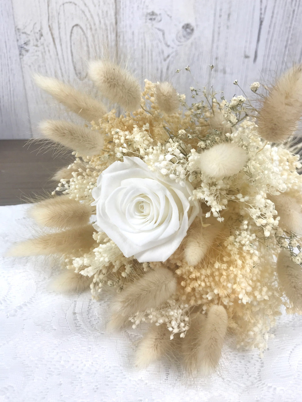 Bouquet of dried flowers with stabilized rose - Bouquet 