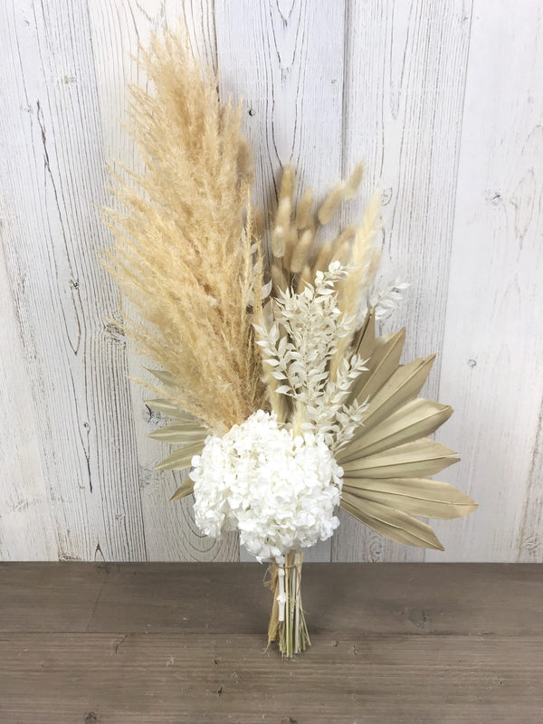 Bouquet avec fleurs de pampas séchées  - Bouquet "Meraviglia"