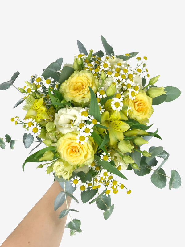Bouquet à envoyer pour anniversaire - Bouquet Jaune "Soleil"