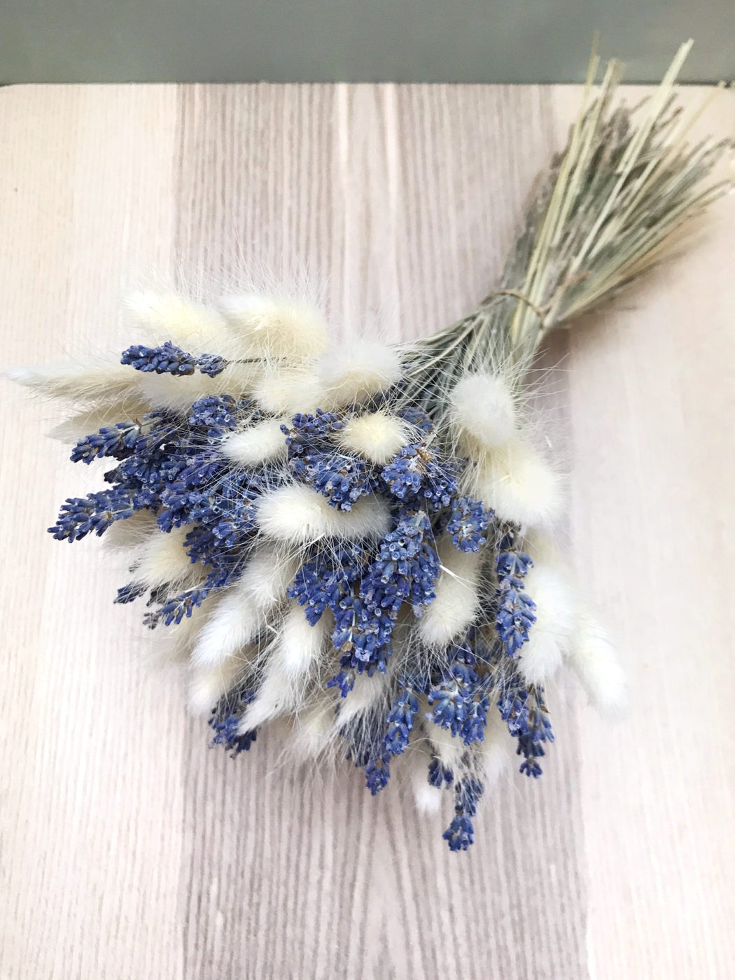 Bouquet with Dried Lavender and Lagurus - Bunny Bouquet